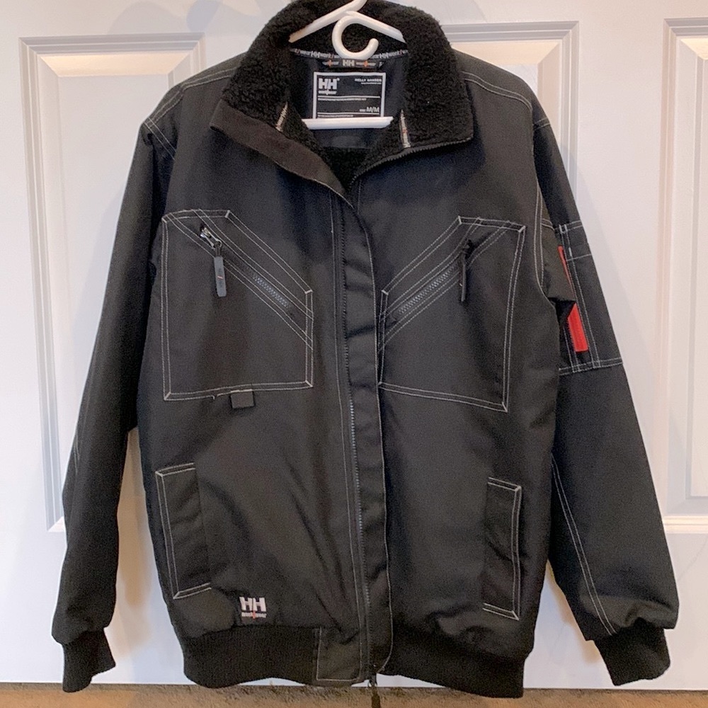 Helly Hansen work/wear Bergholm Fleece lined Jacket Black size M/M